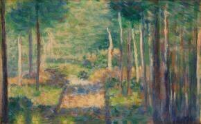 Allée en forêt, Barbizon (Georges Seurat) - Muzeo.com