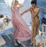 Après le bain, Valence (Joaquin Sorolla y Bastida) - Muzeo.com
