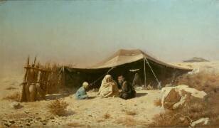 Arabes dans le désert (Wassili Werestschagin) - Muzeo.com