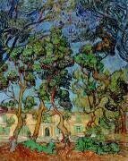 Arbres dans le jardin de l'hôpital St. Paul (Vincent van Gogh) - Muzeo.com