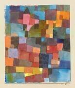 Architectures des pièces (sur froid-chaud) (Paul Klee) - Muzeo.com