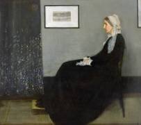 Arrangement en gris et noir n° 1, ou la mère de l'artiste (James Abbott McNeill Whistler) - Muzeo.com