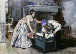 Attention à ne pas le réveiller (Joaquin Sorolla y Bastida) - Muzeo.com
