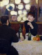 Au Café de la Nouvelle Athènes (Federico Zandomeneghi) - Muzeo.com