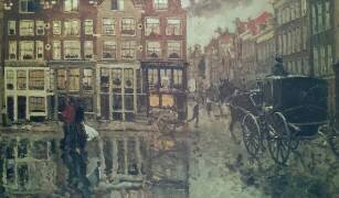 Au coin de Leidsche Square (George Hendrik Breitner) - Muzeo.com