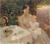 Au jardin (Ernest Laurent) - Muzeo.com