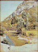 Au pied du Petit Salève (Ferdinand Hodler) - Muzeo.com