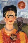 Autoportrait avec Diego sur mon cœur (Frida Kahlo) - Muzeo.com