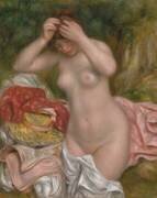 Baigneur arrangeant ses cheveux (Auguste Renoir) - Muzeo.com