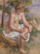 Baigneuse assise dans un paysage, dite Eurydice (Auguste Renoir) - Muzeo.com