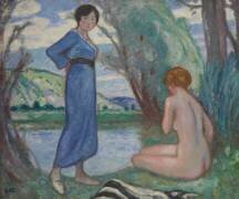 Baigneuses à Vernon (Georges D'Espagnat) - Muzeo.com