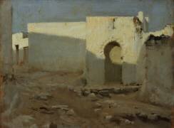 Bâtiments mauresques à la lumière du soleil (John Singer Sargent) - Muzeo.com
