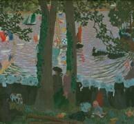 Bénédiction d'un yacht sur la rivière Belon (Maurice Denis) - Muzeo.com
