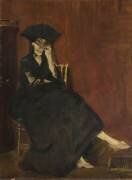 Berthe Morisot à l'éventail (Edouard Manet) - Muzeo.com