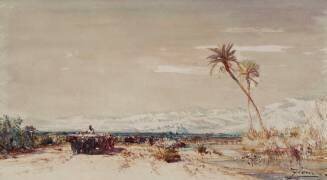 Beyrouth, les deux palmiers (Félix Ziem) - Muzeo.com