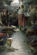 Blanchisseuses (Abram Efimovich Arkhipov) - Muzeo.com