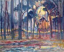 Bois près de Oele (Piet Mondrian) - Muzeo.com
