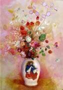 Bouquet de Fleurs dans un Vase Japonais (Odilon Redon) - Muzeo.com