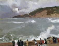 Brise-lames, Saint-Sébastien (Joaquin Sorolla y Bastida) - Muzeo.com