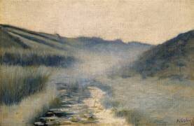 Brouillard du matin, Diélette, Flamanville (Alphonse Osbert) - Muzeo.com