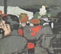 Café dans le bois de Boulogne (Edouard Vuillard) - Muzeo.com