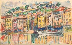 Carnet : Port d'une ville de la côte Méditérranéenne (Paul Signac) - Muzeo.com