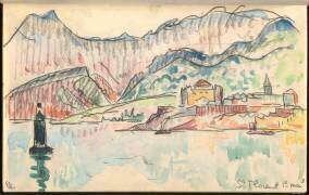 Carnet : Vue de saint Florent (Paul Signac) - Muzeo.com
