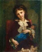 Catherine du Bouchage, enfant (Ernest Hébert) - Muzeo.com