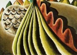 Champs de céréales vus d'un train (Arthur Dove) - Muzeo.com