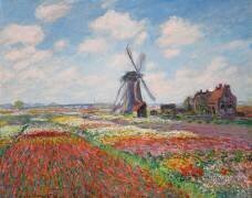 Champs de tulipes en Hollande (Claude Monet) - Muzeo.com