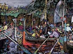 Chant de la Volga (Wassily Kandinsky) - Muzeo.com