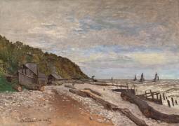 Chantier naval près de Honfleur (Claude Monet) - Muzeo.com