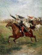 Charge de cuirassiers, vers 1870-1871 (Paul Emile Léon Perboyre) - Muzeo.com
