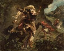 Chasse au tigre (Eugène Delacroix) - Muzeo.com