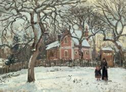 Châtaigniers à Louveciennes (Camille Pissarro) - Muzeo.com