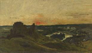 Château-Gaillard, les Andelys (Eure) (Charles-François Daubigny) - Muzeo.com