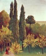 Chemin au Parc des Buttes-Chaumont, Paris (Henri Rousseau) - Muzeo.com