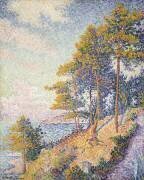 Chemin Côtier à Saint-Tropez (Paul Signac) - Muzeo.com
