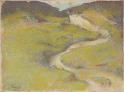 Chemin dans un domaine (Edgar Degas) - Muzeo.com