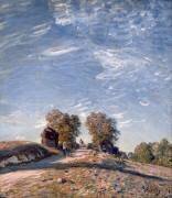 Chemin montant au soleil (Alfred Sisley) - Muzeo.com