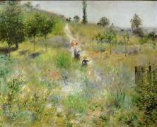 Chemin montant dans les hautes herbes (Auguste Renoir) - Muzeo.com