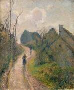 Chemin montant à Osny (Val d'Oise) (Camille Pissarro) - Muzeo.com