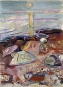 Clair de lune sur la plage (Edvard Munch) - Muzeo.com