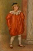 Claude Renoir en clown (Auguste Renoir) - Muzeo.com