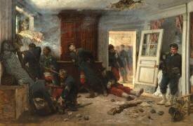 Combat à Balan, ou La dernière cartouche (Alphonse de Neuville) - Muzeo.com