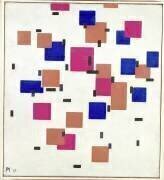 Composition en couleur A (Piet Mondrian) - Muzeo.com