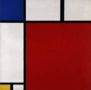 Composition en rouge, bleu et jaune (Piet Mondrian) - Muzeo.com