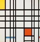 Composition en rouge, jaune et bleu (Piet Mondrian) - Muzeo.com