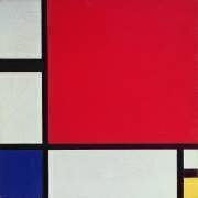 Composition II en rouge, bleu et jaune (Piet Mondrian) - Muzeo.com