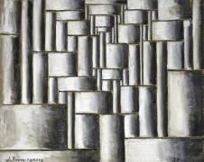 Composition tubulaire abstraite (Joaquin Torres-Garcia) - Muzeo.com